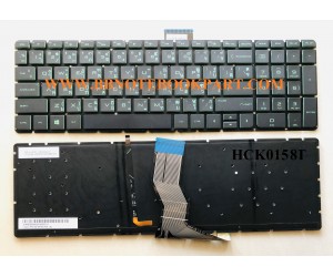 HP Compaq Keyboard คีย์บอร์ด 15-AB 15-AK 15-BC 15-BS 15-AX 15-AU 15-AE  ภาษาไทย อังกฤษ (ปุ่ม CTRL กับ Enter มุมโค้ง)